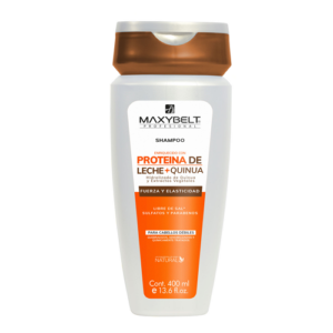 Shampoo Proteina De Leche & Quinua 400 mL Maxibelt