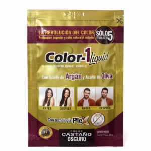 Tintura Liquida Castaño Oscuro 15 mL Color 1