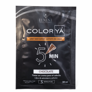 Tintura En Crema Para Cabello Color Yá Chocolate 15 mL Luxent