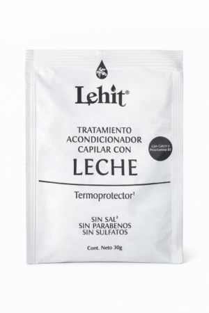 Tratamiento Acondicionador Capilar Con Leche Termoprotector Lehit 30 g