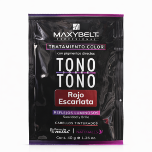 Tono Sobre Tono Rojo Escarlata 40g Maxybelt