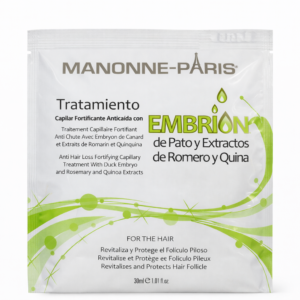 Tratamiento Embrion De Pato Y Extractos De Romero Y Quina 30 mL Manonne Paris