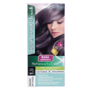 Tinte Keraton Touch Sin Amoniaco 60 ml Negro Intenso 1.0