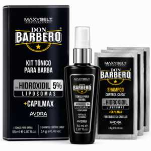 Kit Tonico Para Barba Con Hidroxil 5% Don Barbero 55 mL