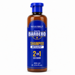 Shampoo Control Caspa 2 En 1 Don Barbero 400 mL