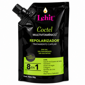 Tratamiento Capilar Coctel Multivitaminico 8 en 1 Doypack Lehit 90 g