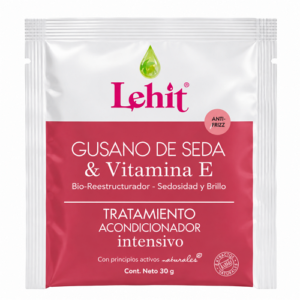 Tratamiento Capilar Con Capullo De Gusano De Seda & Vitamina E Lehit 30g