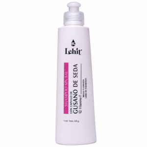 Shampoo Sin Sal Con Capullo De Gusano De Seda & Vitamina E 300 g Lehit