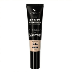 Corrector Liquido Resist A Prueba De Ojeras Pétalo 7 mL Vogue