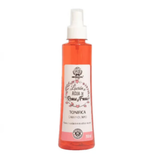 Loción De Agua De Rosas Y Fresas Herbacol 240 mL