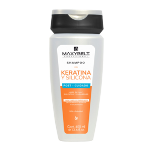 Shampoo Keratina & Silicona 400 mL Maxybelt