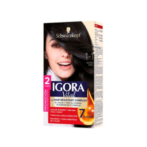 Tinte Igora Vital 50 mL 1,1 negro azul