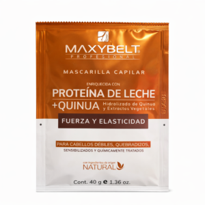Mascarilla Capilar Proteina De Leche + Quinua 40 mL Maxybelt