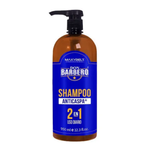 Shampoo Control Caspa 2 En 1 Don Barbero 950 mL