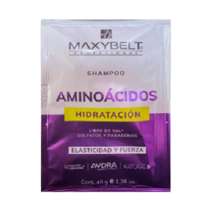 Shampoo Capilar Reparador Aminoacidos 40g Maxybelt