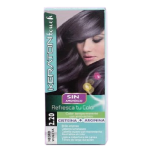 Tinte Keraton Sin Amoniaco 60ml Negro Violeta 2.20