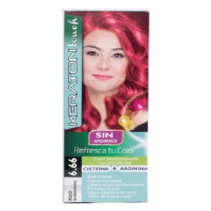 Tinte Keraton Sin Amoniaco 60ml Rojo Intenso 5.66