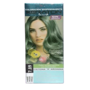 Tinte keraton Sin Amoniaco 60ml Rubio Medio Perla 7.89