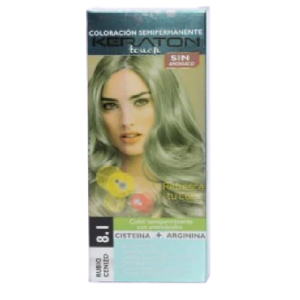 Tinte Keraton Sin Amoniaco 60ml Rubio Cenizo 8.1