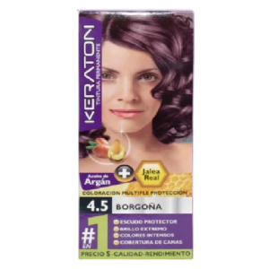 Tinte Keraton 60ml Borgoña 4.5