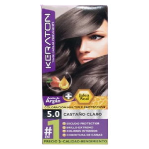 Tinte Keraton 60ml Castaño Claro 5.0