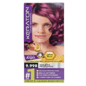 Tinte Keraton 60 mL Violeta Profundo 9.998