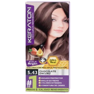 Tinte Keraton 60ml Chocolate Oscuro 5.43
