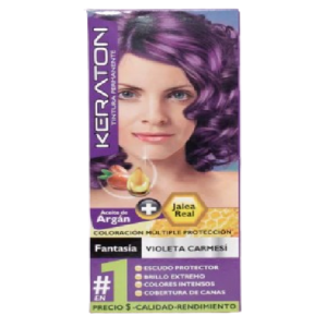 Tinte Keraton 60ml Fantasia Violeta Carmesì