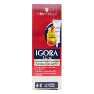 Tinte Igora Vital 5-0 Castaño Claro X 50mL