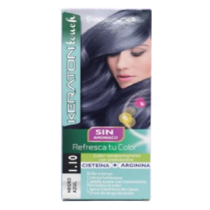 Tinte Keraton Sin Amoniaco 60ml Negro Azul 1.10