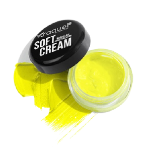 Soft Cream Maquillaje Caracterización 4g Raquel 12.Neón Yellow