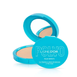 Polvo Compacto De Vitamina E, Aceite De Calendula y Filtro Solar 14g Tono 1 Ligne D'or