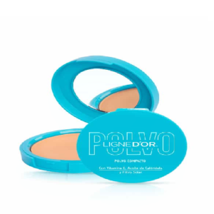 Polvo Compacto De Vitamina E, Aceite  De Calendula y Filtro Solar 14g Tono 3 Ligne D'or