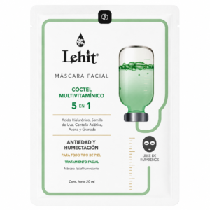 Mascarilla Facial  De Coctel Multivitaminico 5 en 1 20mL Lehit