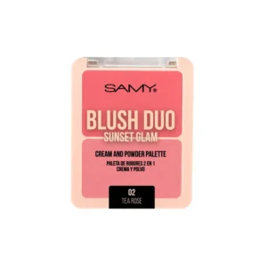 Blush Duo Samy 7,4g Tono 02 Tea Rose