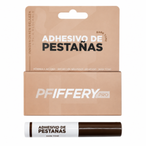 Adhesivo De Pestañas Pfiffery Waterproof Dark Tone