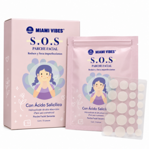 Parche Facial Acne Con Acido Salicilico S.OS 72und Lehit