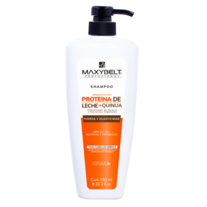 Shampoo Proteina De Leche Y Quinua 950 mL Maxybelt