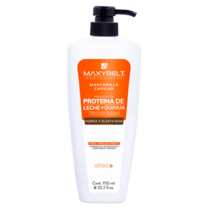 Mascarilla Capilar Proteina De Leche + Quinua 950 mL Maxybelt