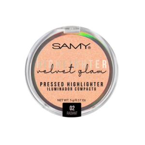 Iluminador Compacto Pressed Highlighter Tono 02  Radiante Samy