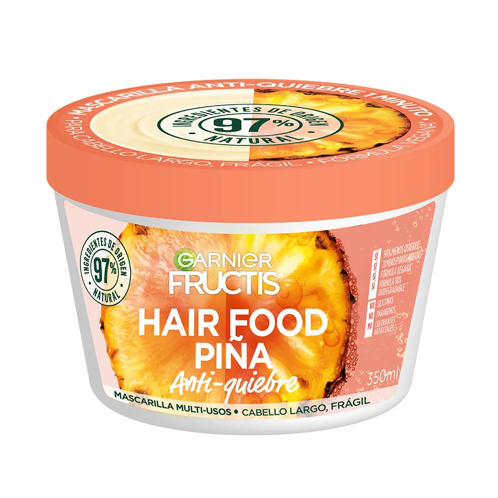 Mascarilla Hair Food Piña Anti-quiebre X 350 mL Garnier