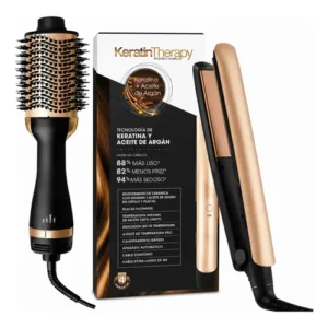Kit Cepillo Secador & Plancha Keratina S&L