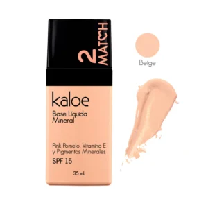Base Liquida Mineral Con SPF 15 Kaloe 35 mL Tono Beige