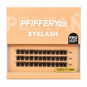 Pestañas Punto A Punto Efecto Ruso TL08-D 11-13 Mix Pfiffery