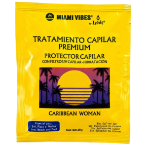 Tratamiento Capilar Premium Caribbean Woman 30g Miami Vibes Lehit