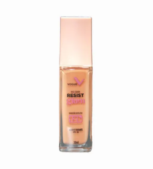 Base Liquida Resist Glam Duracion Hasta Por 12H FPS 50 Capuccino X 30mL