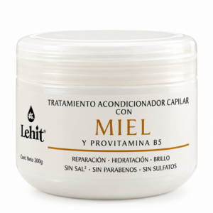 Tratamiento Acondicionador Capilar Con Miel Y Provitamina B5 300g Lehit