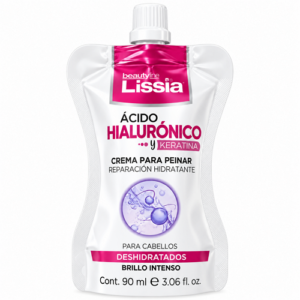 Crema Para Peinar Acido Hialuronico 90mL Lissia